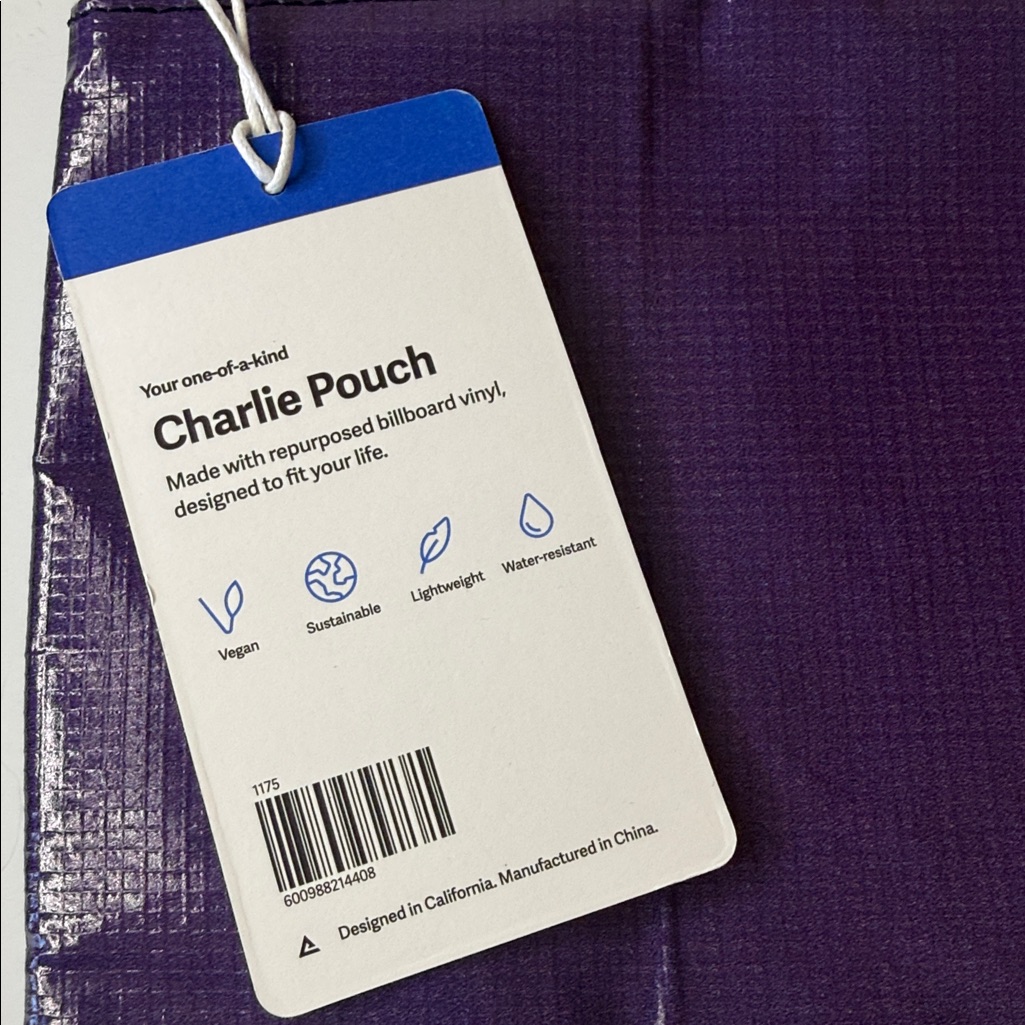 Rareform Charlie Zipper Pouch Purple — image 2 of 8